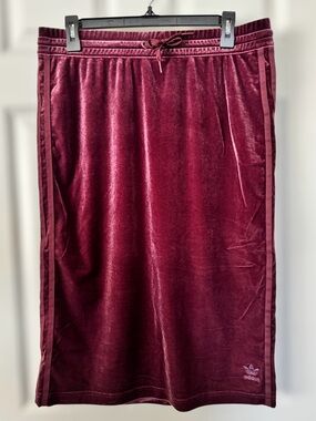 Adidas sport velvet skirt